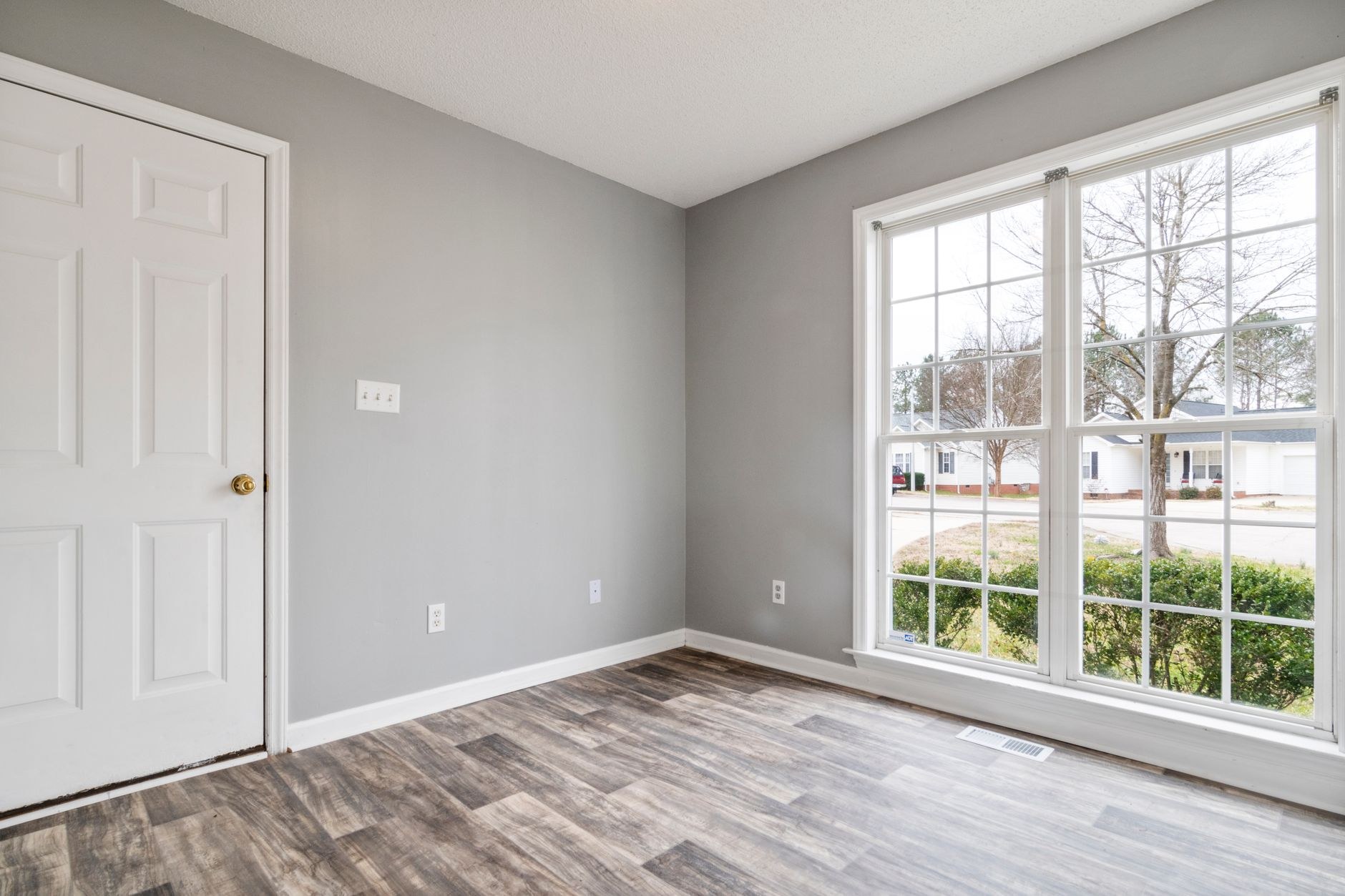 Bright room with a clean protective finish